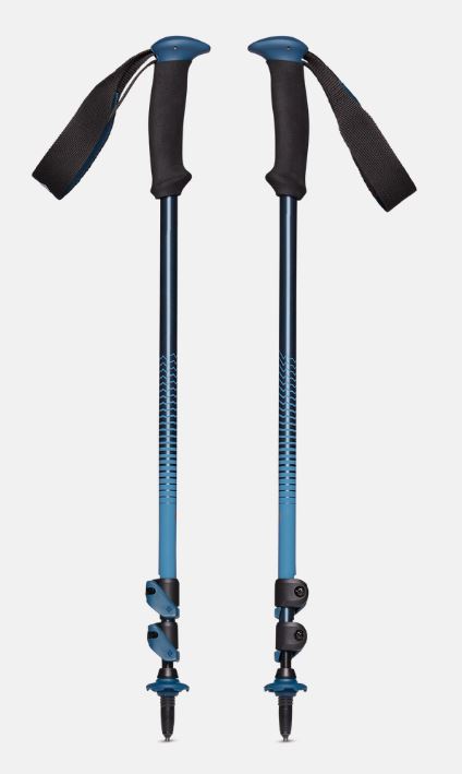 Black Diamond Trail Back Trekking Poles Azurite Adjustable-Black Diamond-Sports Replay - Sports Excellence