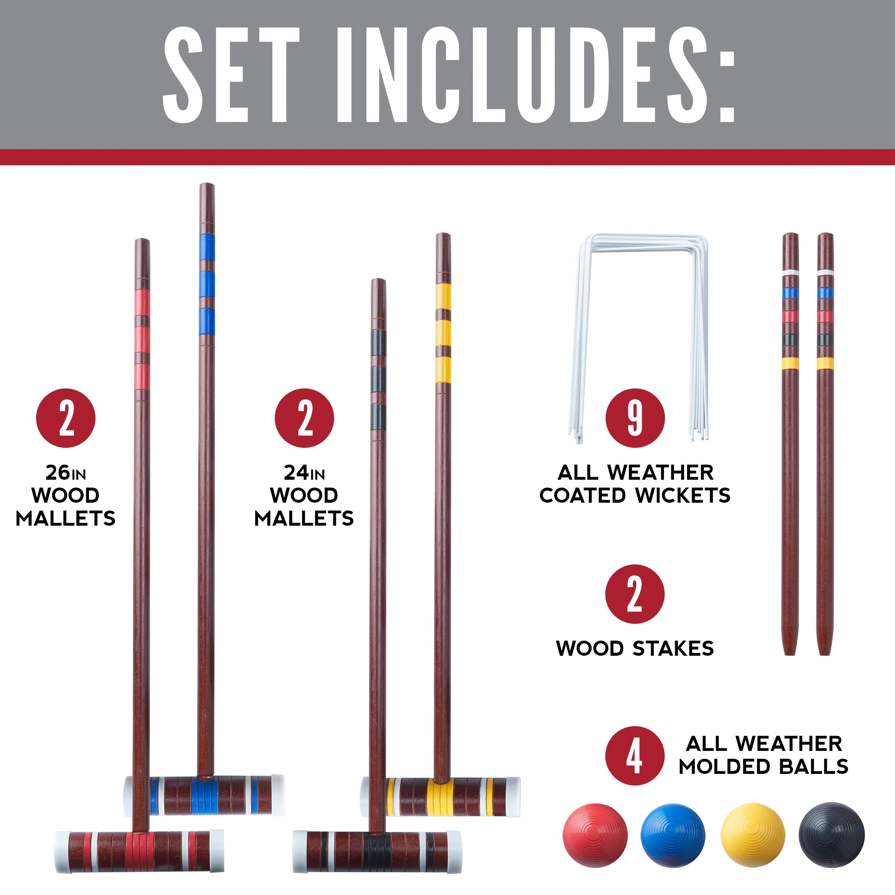 Franklin Starter Croquet Set-Franklin-Sports Replay - Sports Excellence