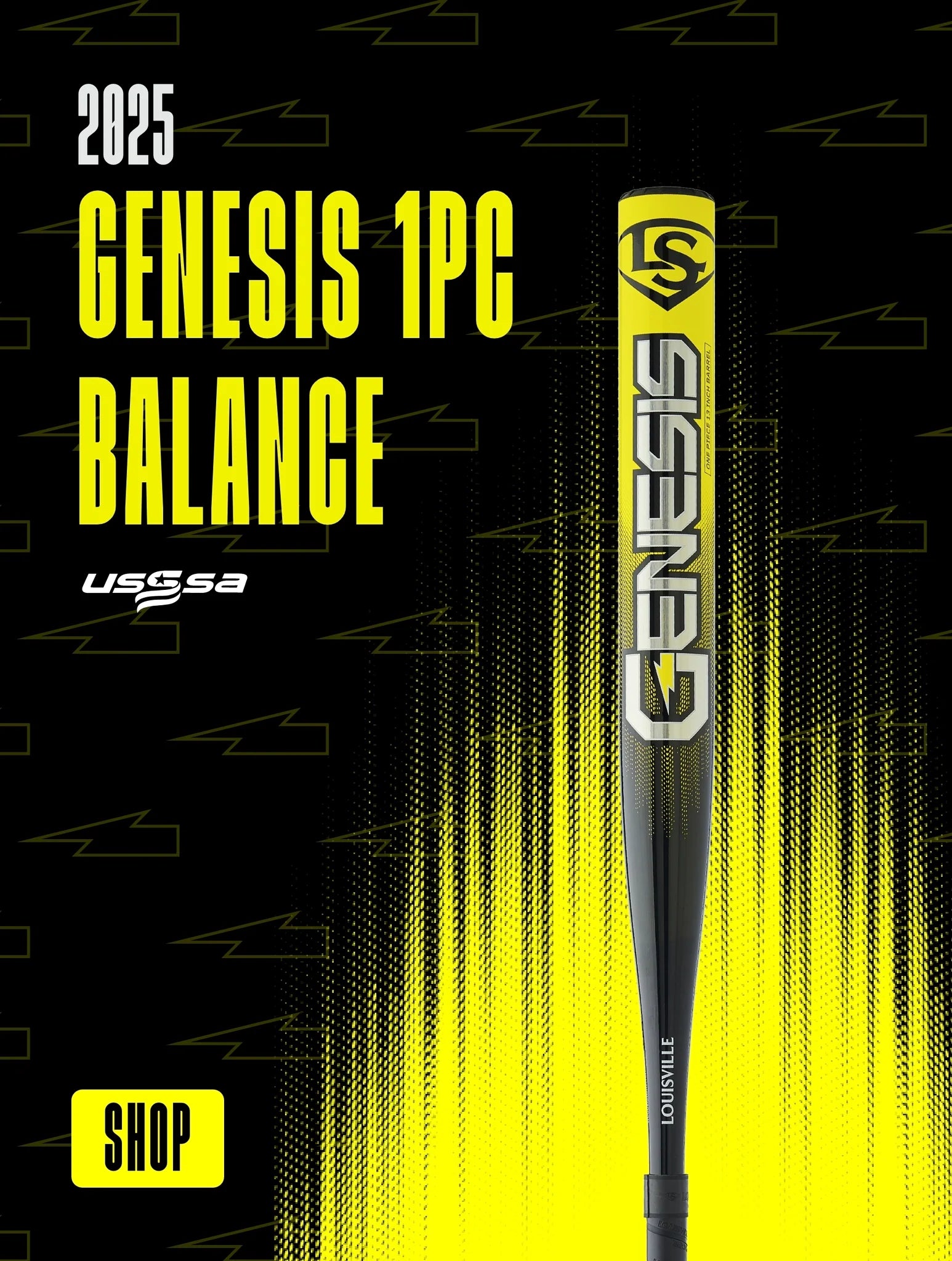 Louisville Slugger 2025 Genesis 1Pc Bl Usssa Ny Slowpitch Bat-Louisville Slugger-Sports Replay - Sports Excellence