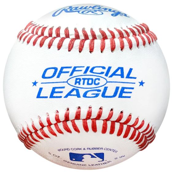 Rawlings Rtdc Official League Practice Baseball Each Or $59.99 Per Dozen-Rawlings-Sports Replay - Sports Excellence