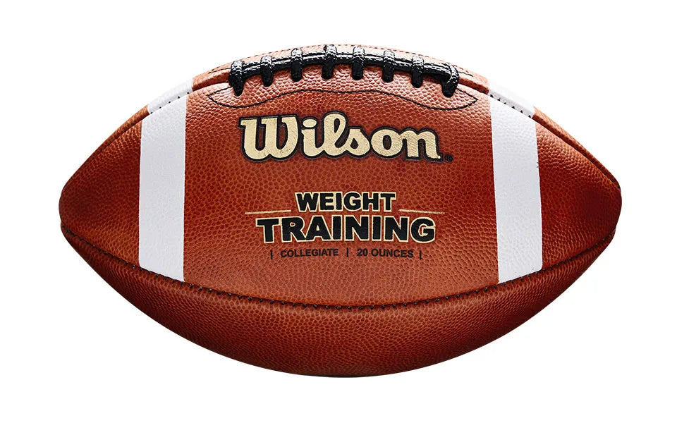 Wilson Collegiate Weighted Traing Football Leather/20Oz-Wilson-Sports Replay - Sports Excellence