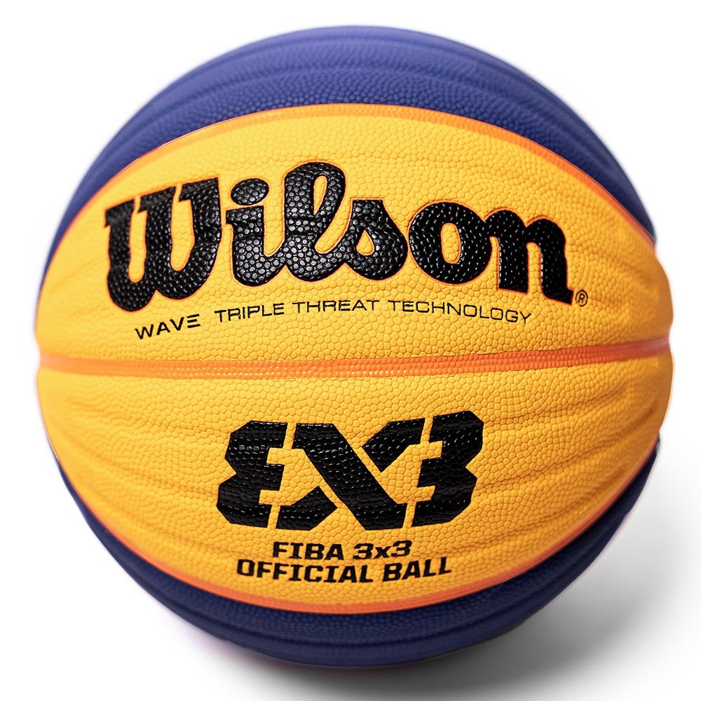 Wilson Fiba 3X3 Official Game Basketball Org/Pur/Red 3X3 Spec-Wilson-Sports Replay - Sports Excellence