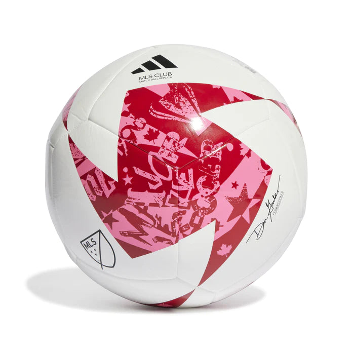 Red adidas soccer ball sale