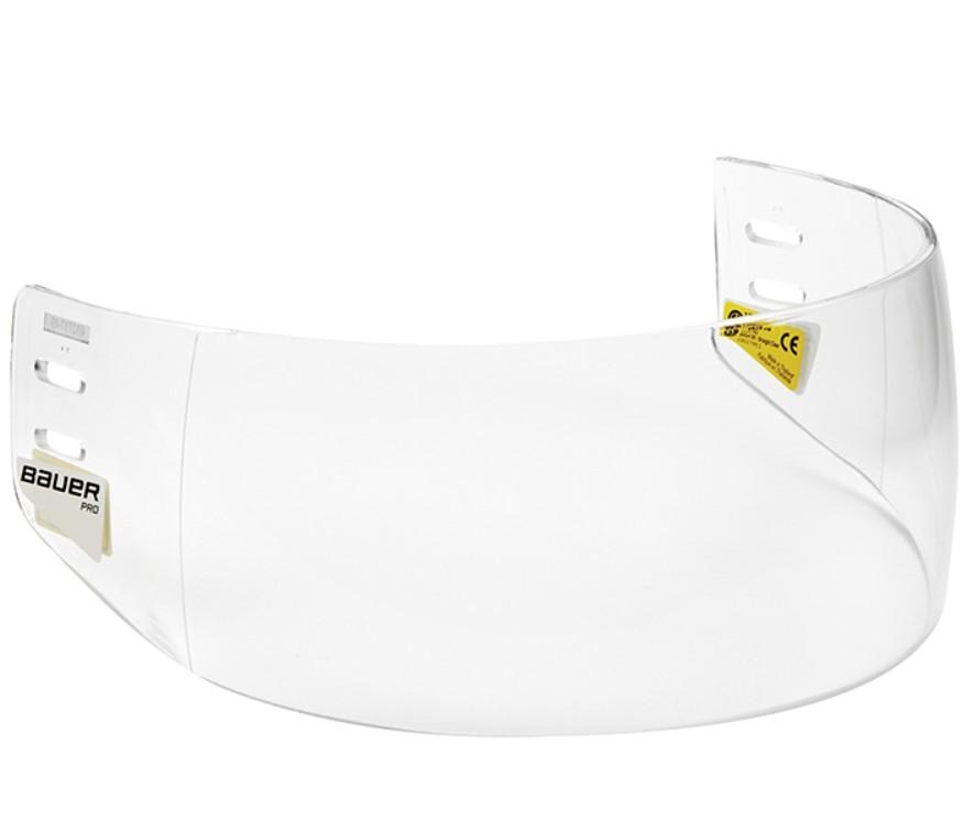 Bauer Pro-Clip Straight Visor Clear Csa Ce Certified Clear Csa Ce Certified-Bauer-Sports Replay - Sports Excellence