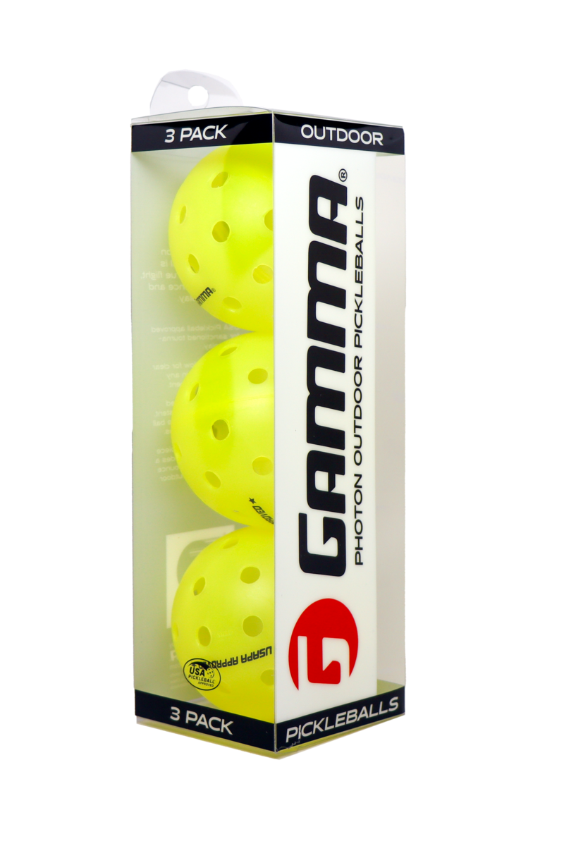 Gamma Photon Pickleball Ball - 3 Pack-Gamma-Sports Replay - Sports Excellence