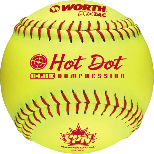 Worth Spn 12" Hot Dot Softball Spn12Hdsy-Sports Replay - Sports Excellence-Sports Replay - Sports Excellence