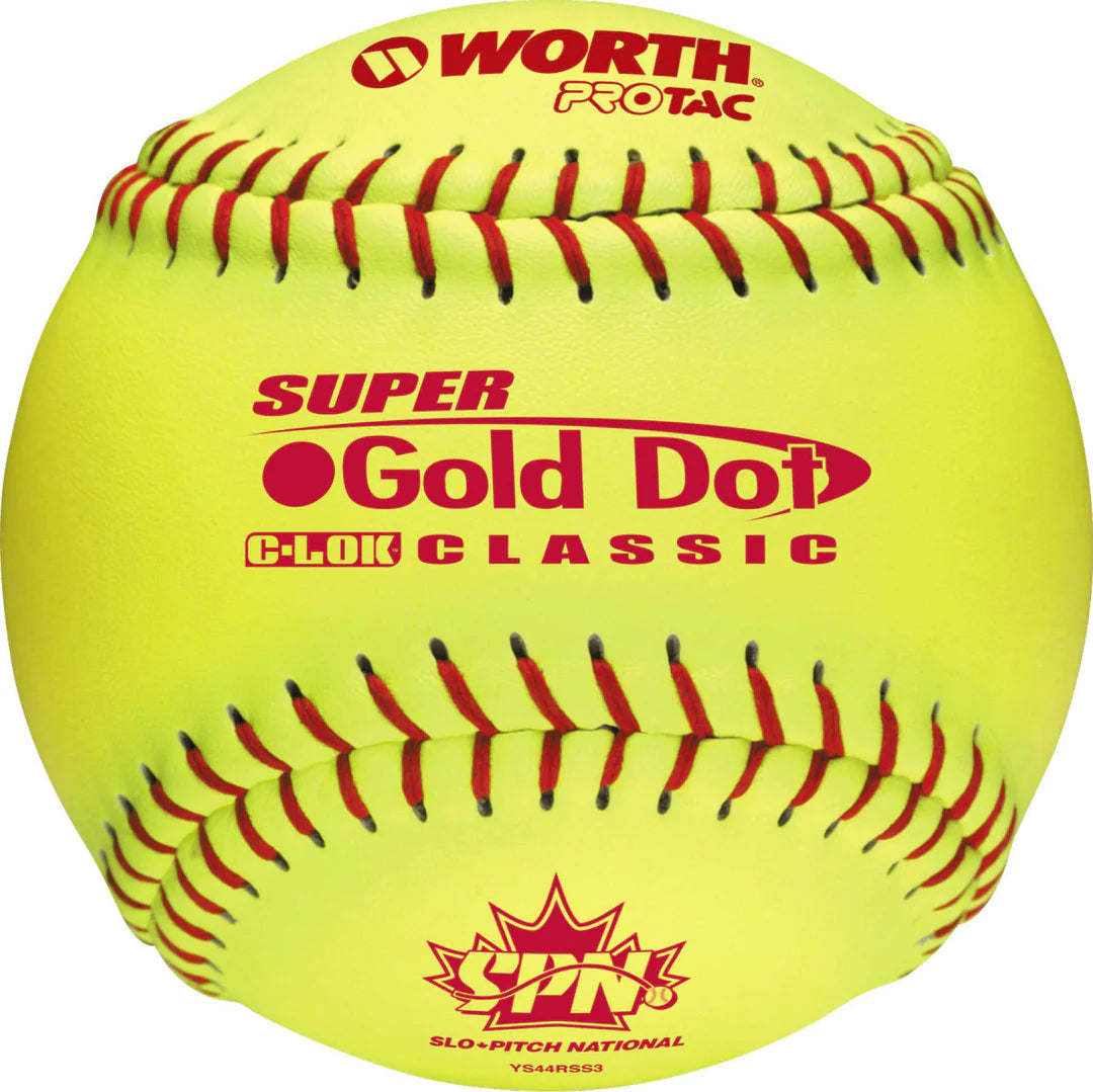 Worth Spn Gold Dot Softball .44 Cor / 375 Lbs-Sports Replay - Sports Excellence-Sports Replay - Sports Excellence