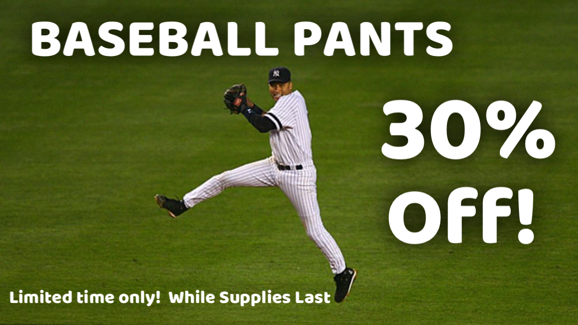 Baseball Pants Sale