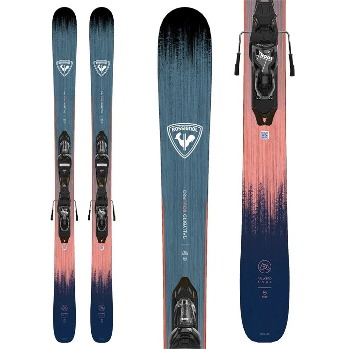 Rossignol Rallybird Soul Pro Skis + Xpress 10 Gw Shiny Blk Bindings