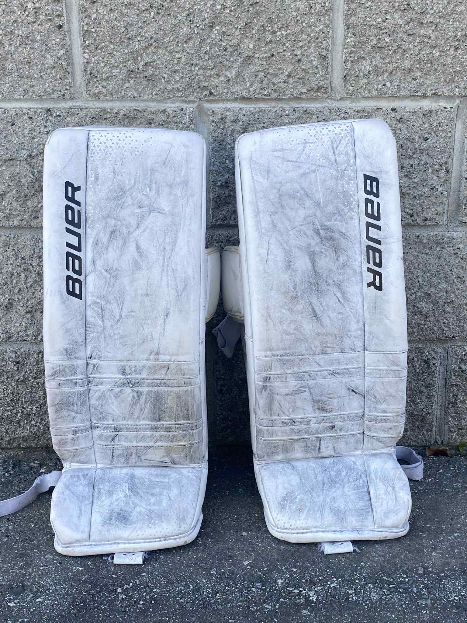 Bauer Gsx Goalie Leg Pads Wht Jr-S 26+1
