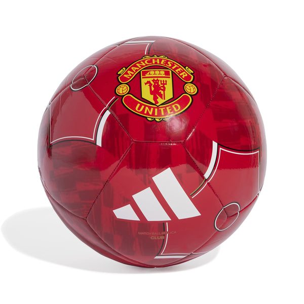 Adidas Manchester United Club Soccer Ball-Adidas-Sports Replay - Sports Excellence