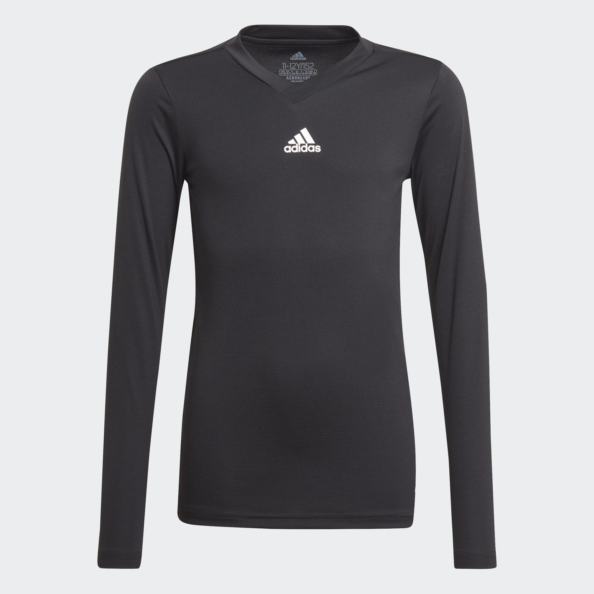 Adidas Team Base Youth Long Sleeve T-Shirt-Adidas-Sports Replay - Sports Excellence