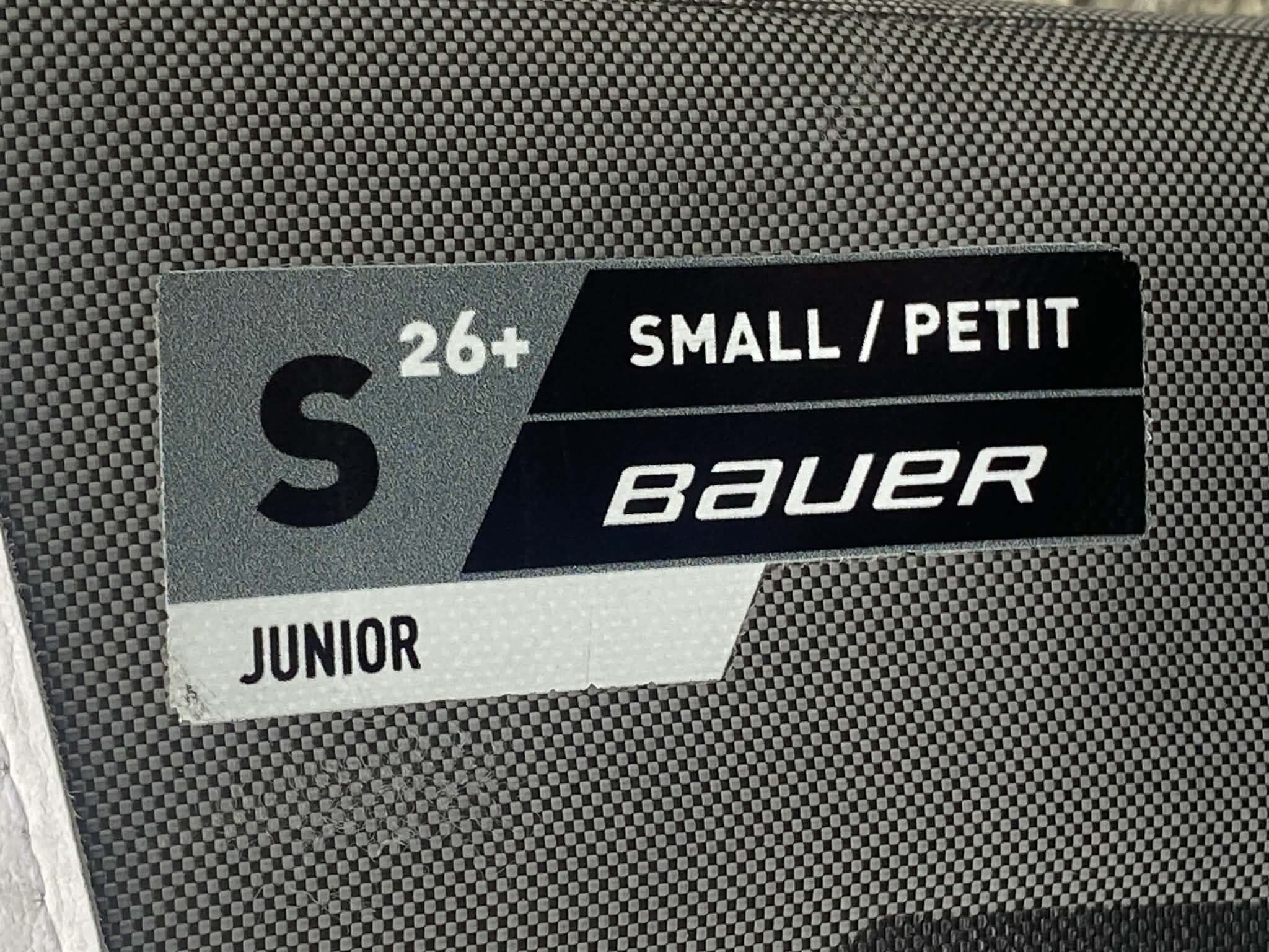 BAUER GSX GOALIE LEG PADS 26+1 White-Sports Replay - Sports Excellence-Sports Replay - Sports Excellence