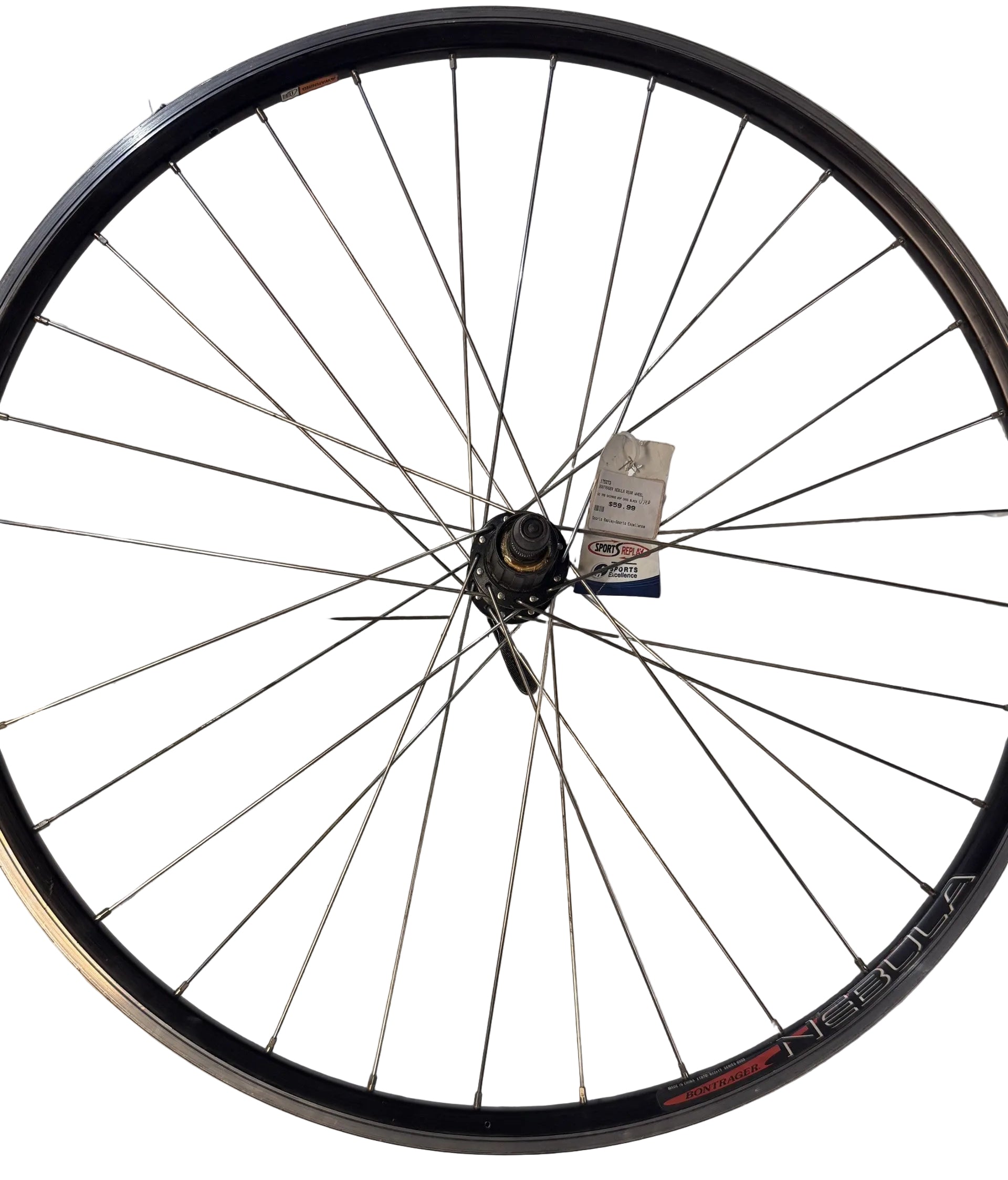BONTRAGER NEBULA REAR WHEEL SZ 700 SHIMANO 8SP CASS BLACK USED-Sports Replay - Sports Excellence-Sports Replay - Sports Excellence
