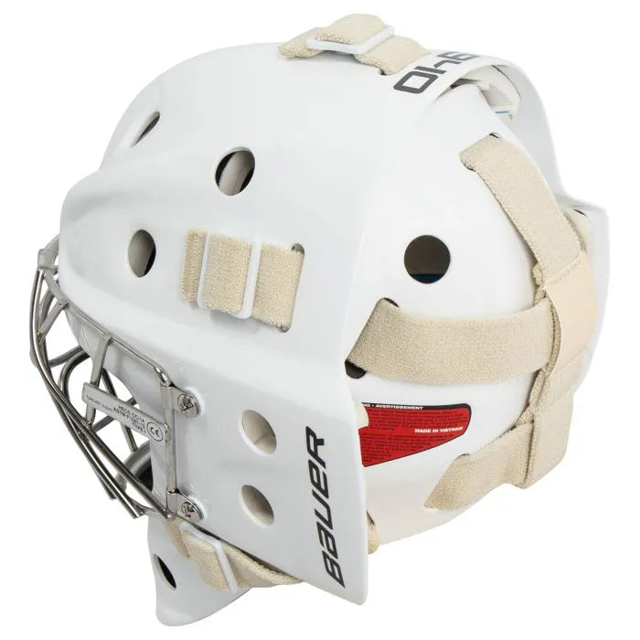 Bauer 940 Certified Cat Eye Junior Hockey Goalie Mask Os White-Bauer-Sports Replay - Sports Excellence