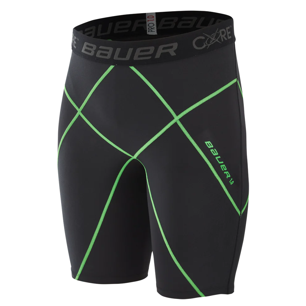 Bauer Core 1.0 Senior Compression Short-Bauer-Sports Replay - Sports Excellence