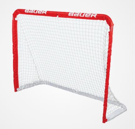 Bauer Junior Recreational Street Hockey Steel Goal 48"X37"-Bauer-Sports Replay - Sports Excellence