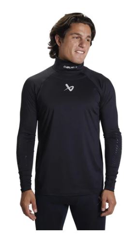 Bauer Neckprotect Long Sleeve Senior Shirt-Bauer-Sports Replay - Sports Excellence