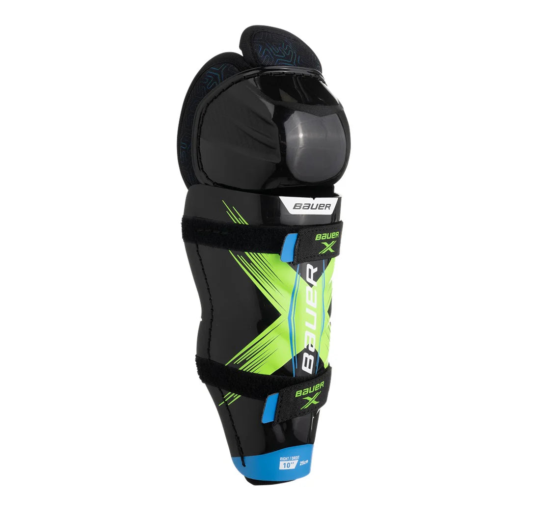Bauer S24 X Youth Hockey Shin Guards-Bauer-Sports Replay - Sports Excellence