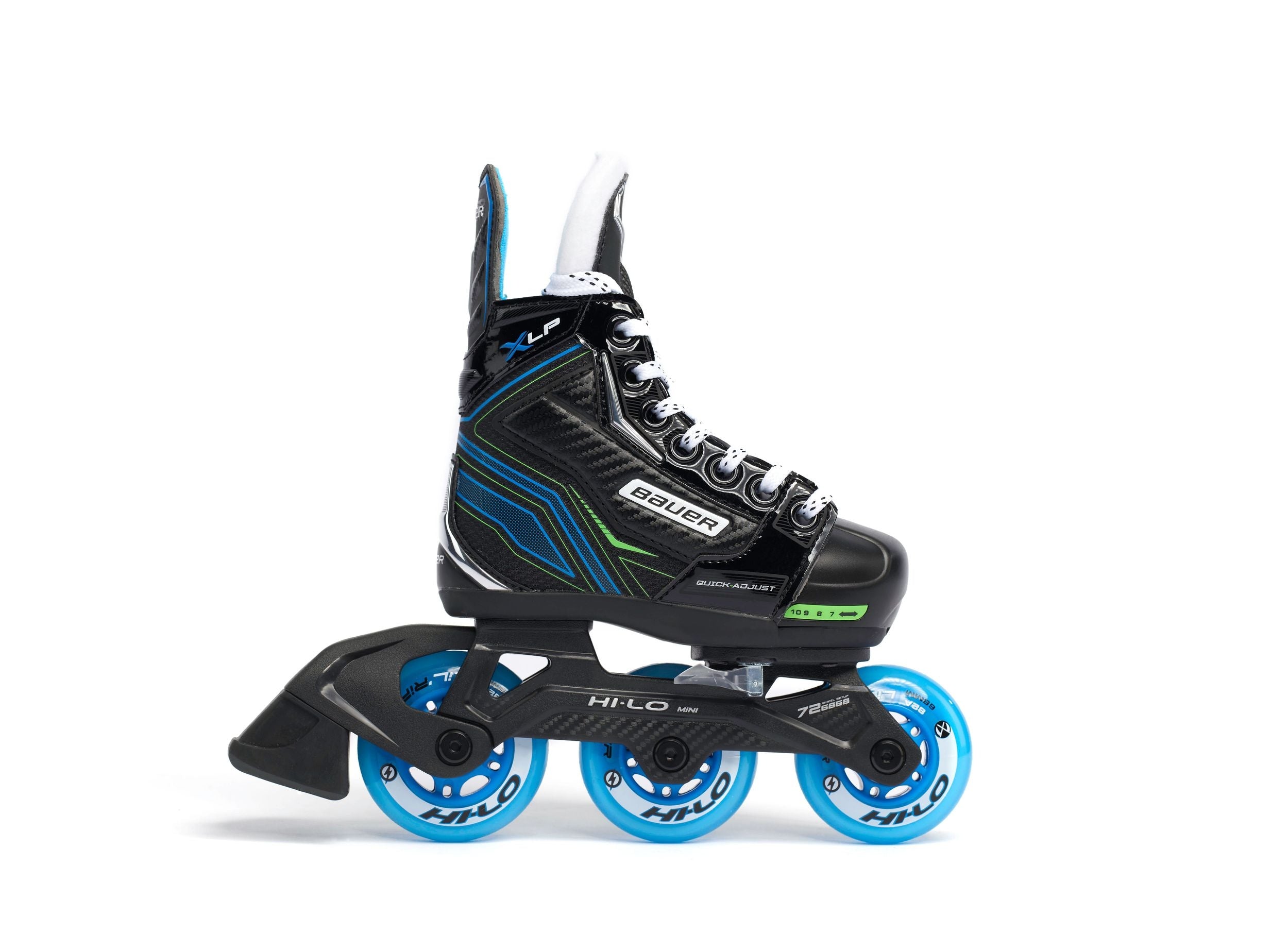 Bauer S24 Xlp Adjustable Junior Inline Roller Hockey Skates-Bauer-Sports Replay - Sports Excellence