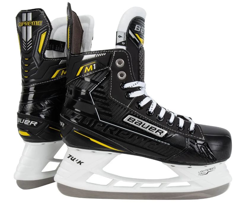 Bauer Supreme M1 Intermediate Hockey Skates-Bauer-Sports Replay - Sports Excellence