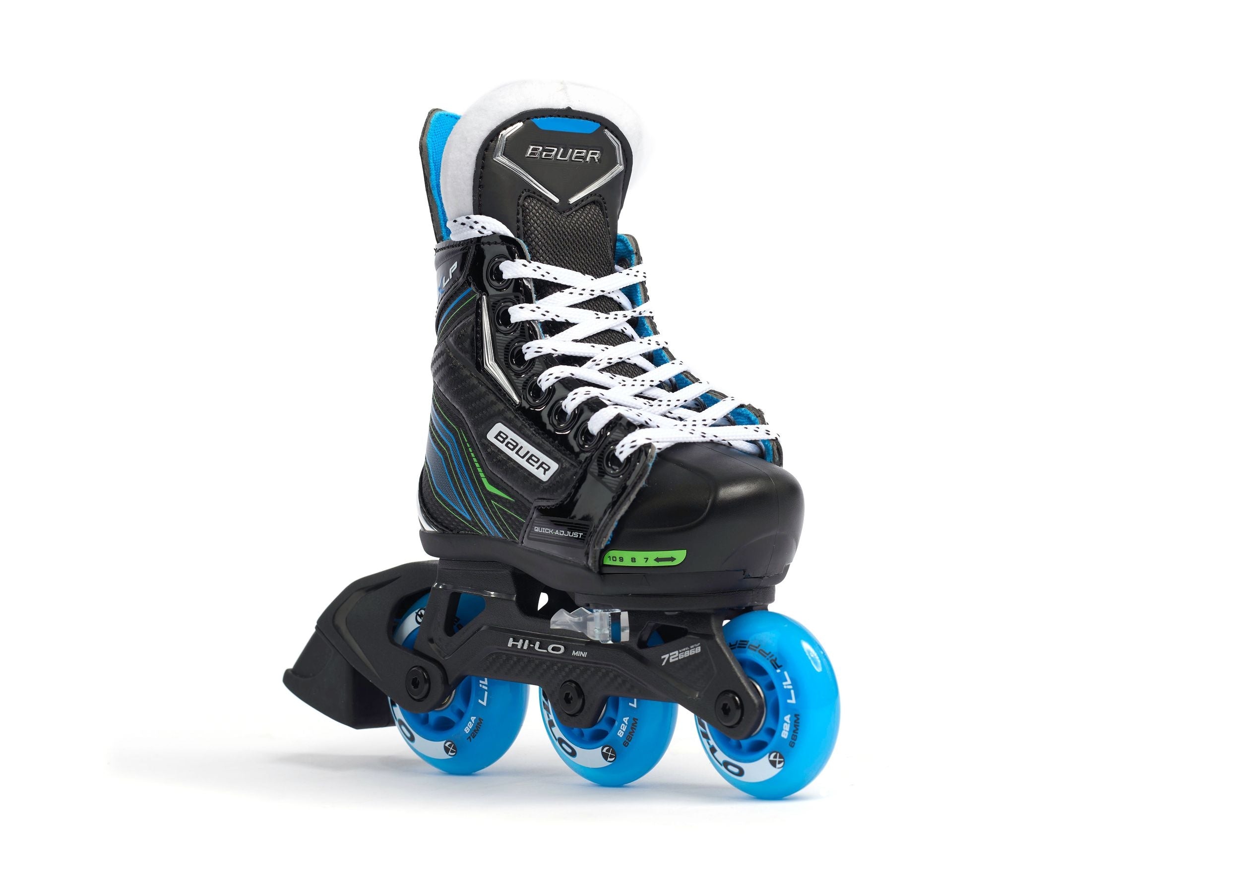 Bauer Xlp Adjustable Youth Inline Roller Hockey Skates-Bauer-Sports Replay - Sports Excellence