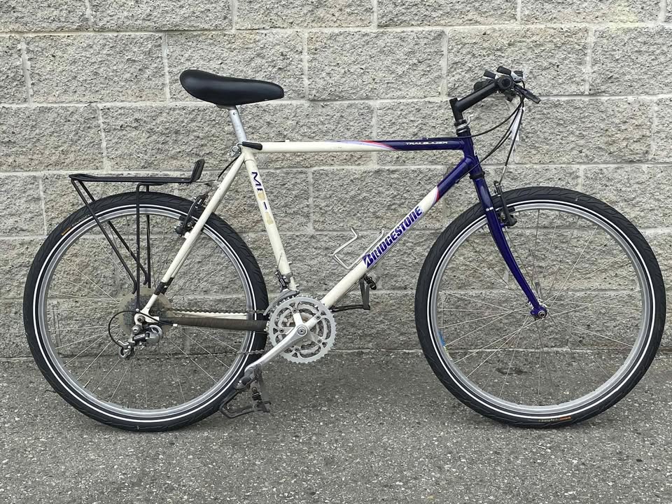 Bridgestone Trailblazer Mtn Bike Sz Lg Wht/Blue ( Mint Shape)-Sports Replay - Sports Excellence-Sports Replay - Sports Excellence