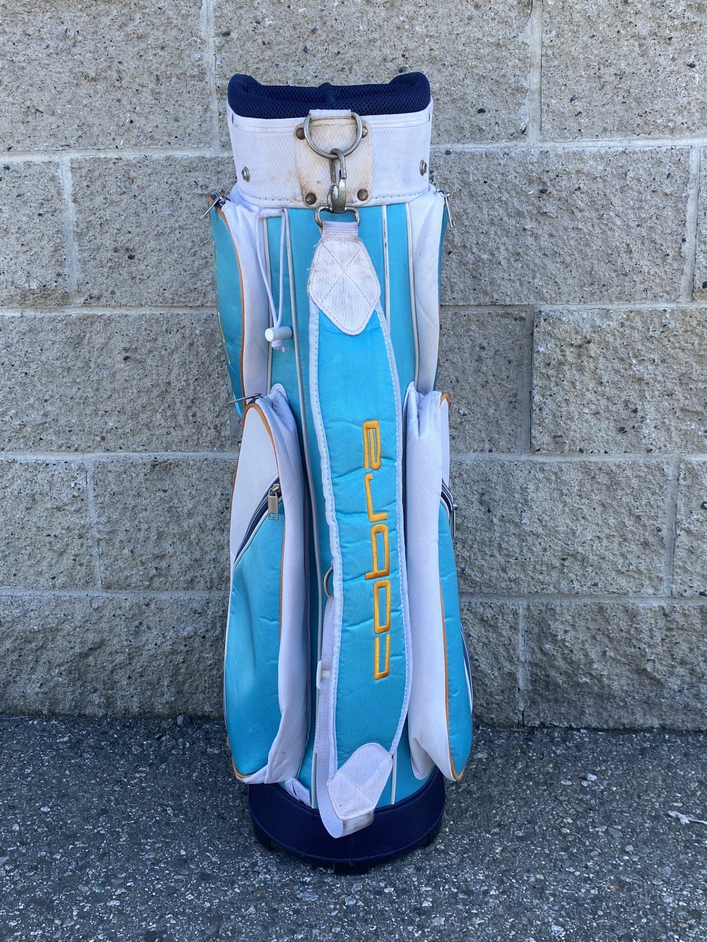 COBRA SAPPHIRE GOLF BAG BABY BLUE WHITE-Sports Replay - Sports Excellence-Sports Replay - Sports Excellence