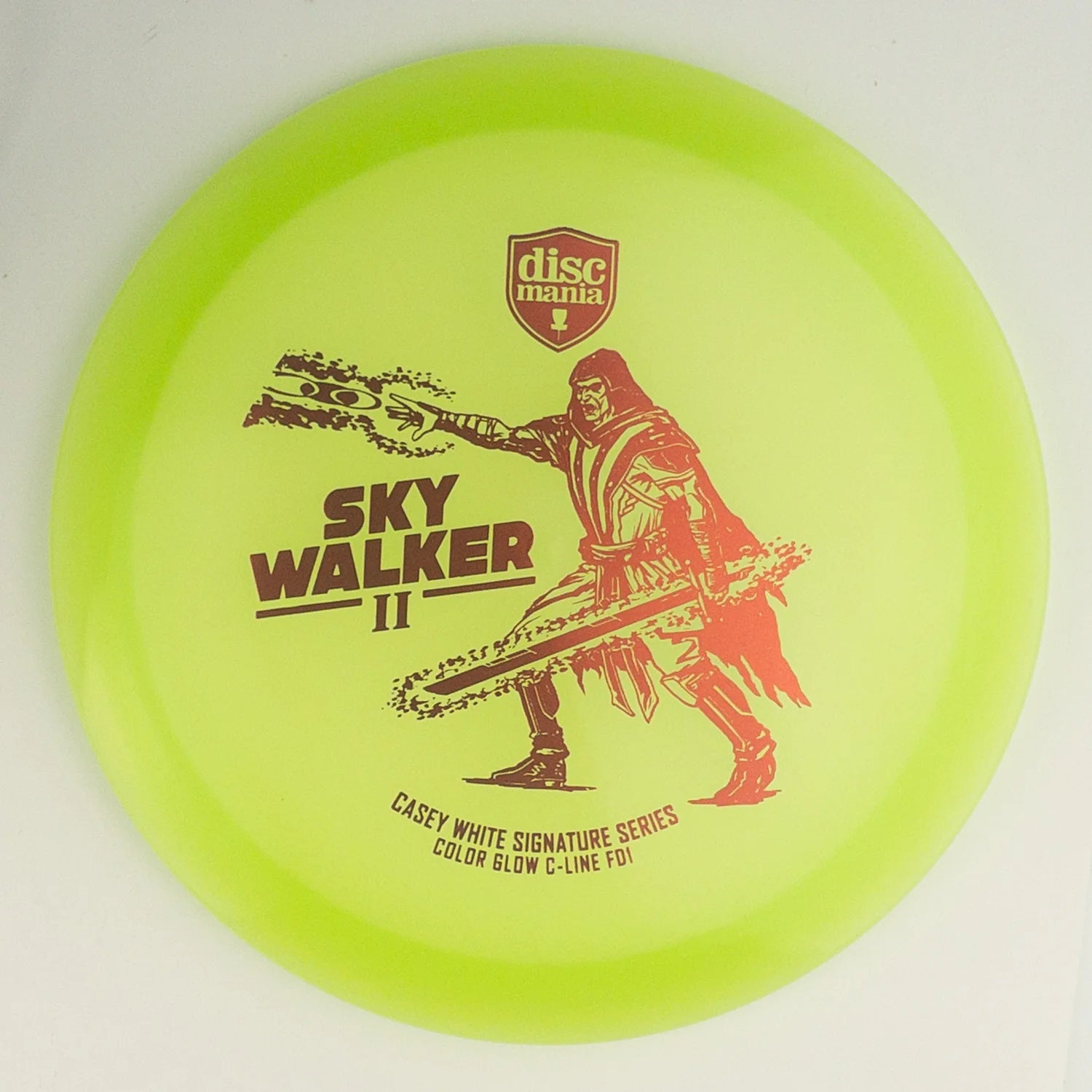 Discmania C-Line Colour Glow C.White Sig Series Fd1 "Sky Walker2"-Discmania-Sports Replay - Sports Excellence