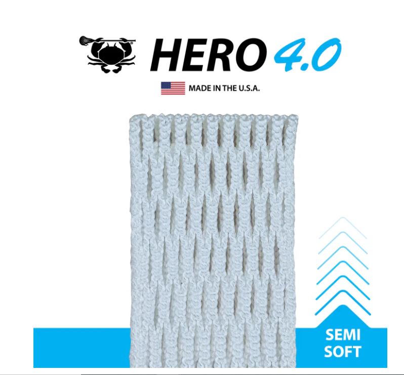 Ecd Hero 4.0 Semi-Soft Complete Mesh Kit White-East Coast Mesh-Sports Replay - Sports Excellence