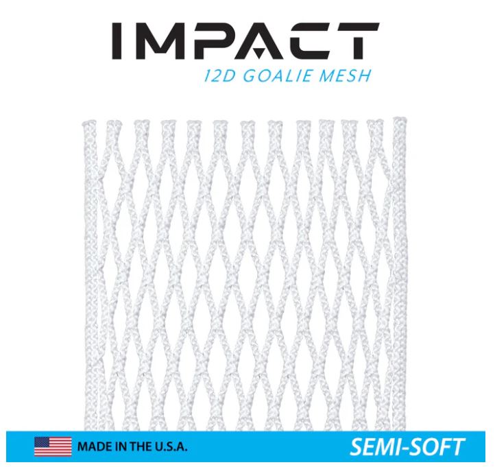 Ecd Impact 12D Goalie Lacrosse Mesh-Ecd-Sports Replay - Sports Excellence
