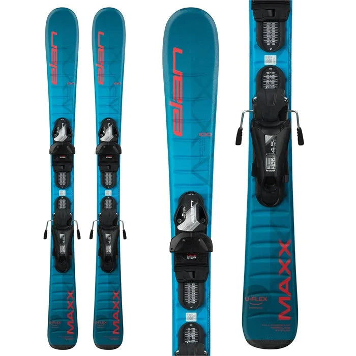 Elan Maxx Quick Shift Junior Skis W/ El 7.5 Bindings-Elan-Sports Replay - Sports Excellence
