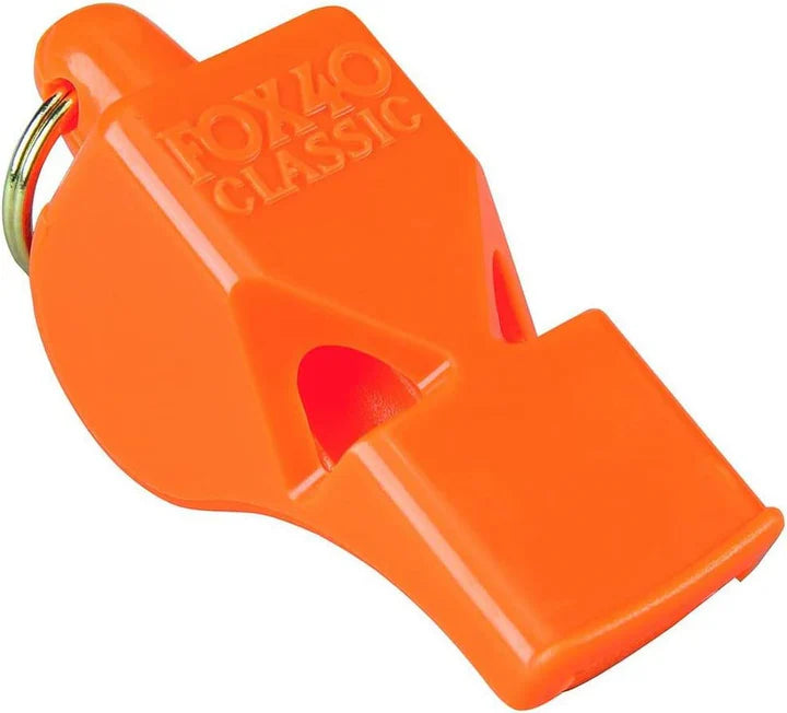 Fox 40 Classic Cmg Coaches Whistle 3 Chamber Pealess-Fox 40-Sports Replay - Sports Excellence