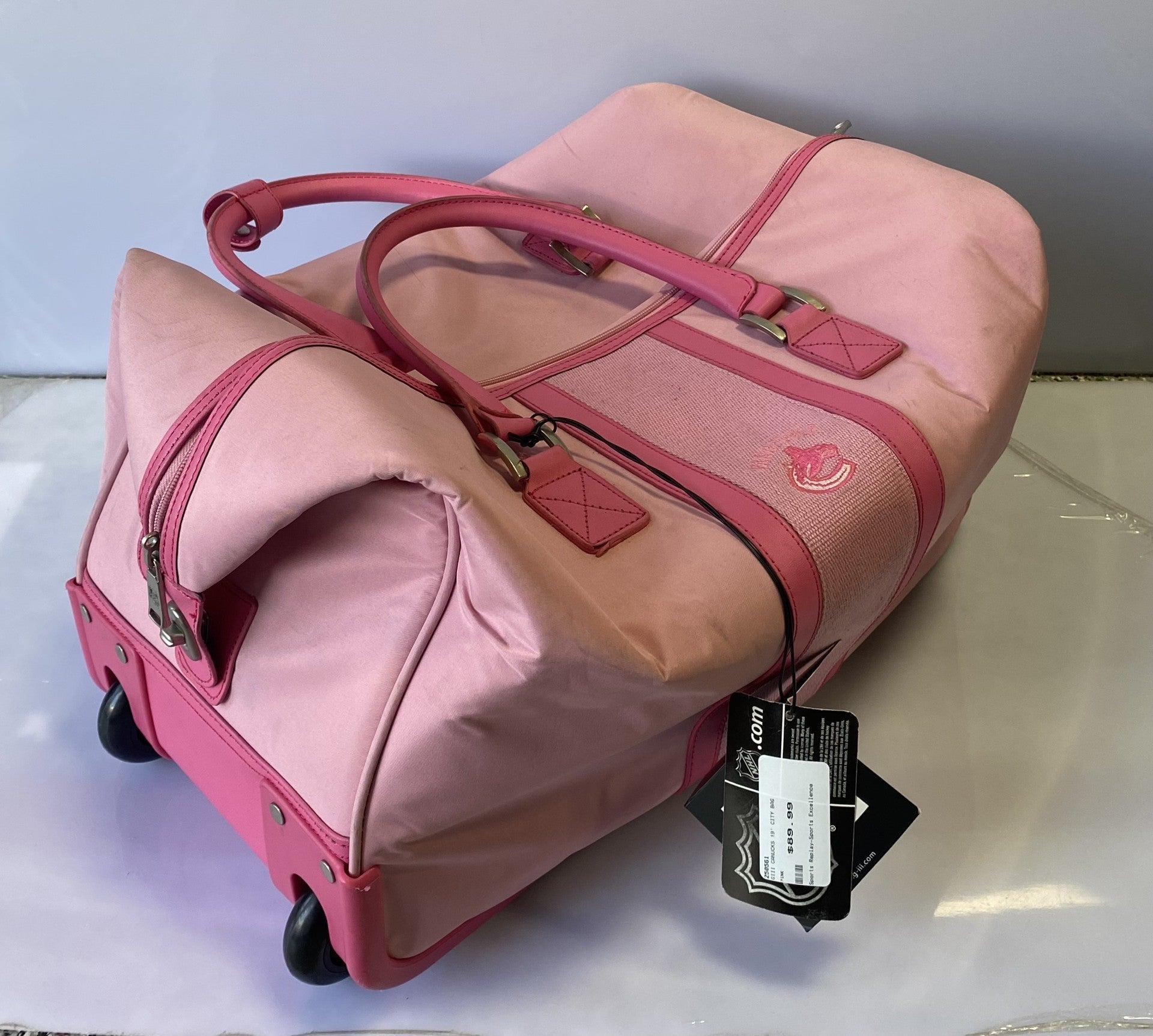 GIII CANUCKS 19" CITY BAG PINK-Sports Replay - Sports Excellence-Sports Replay - Sports Excellence