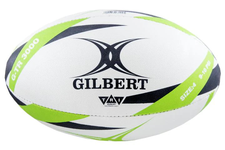 Gilbert Trainer G-Tr3000 Rugby Ball Green Size 4
