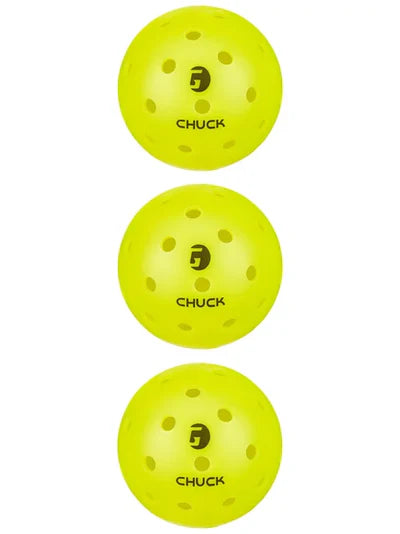 Gamma Chuck Outdoor Pickleball Balls - 3 Pack-Sports Replay - Sports Excellence-Sports Replay - Sports Excellence