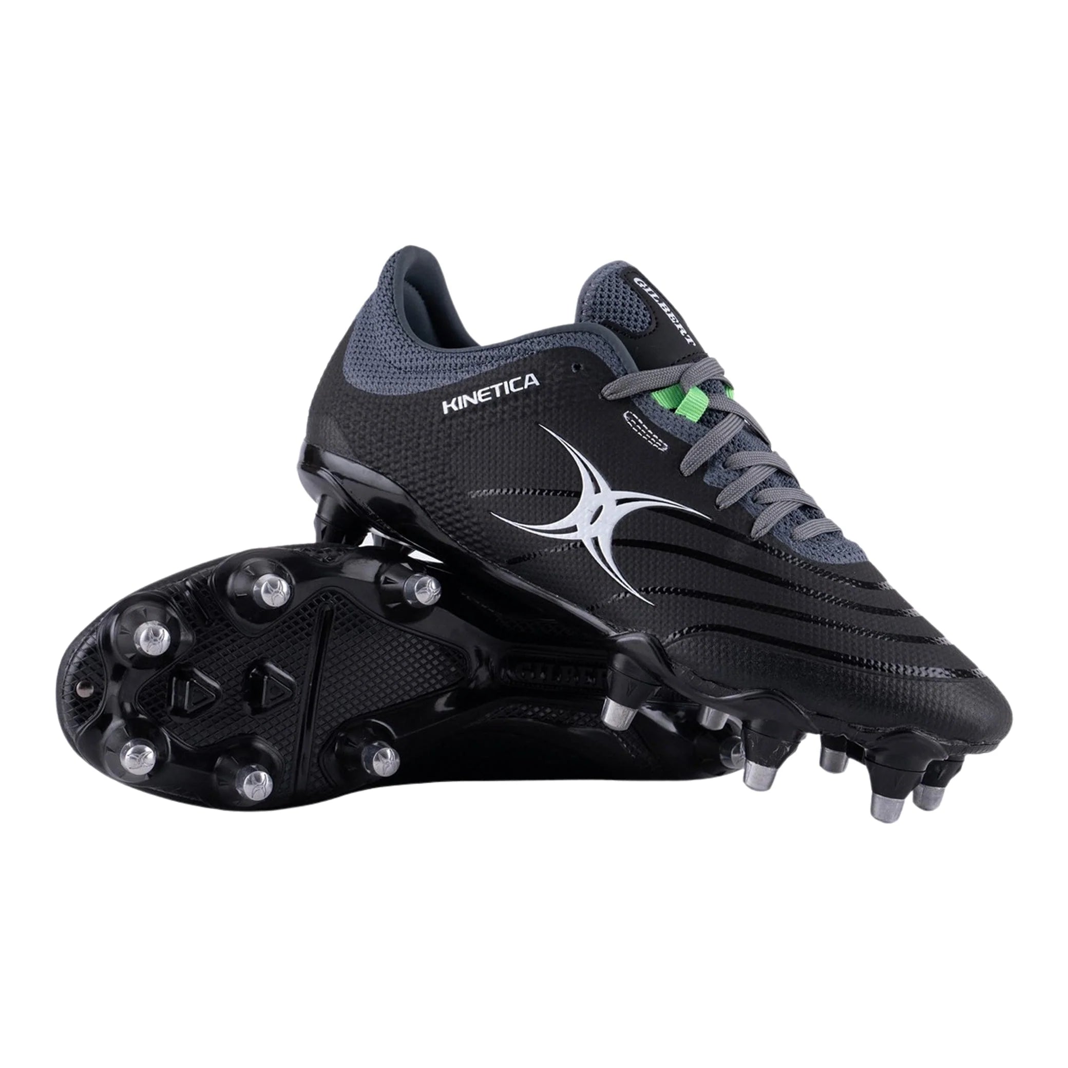 Gilbert Kinetica Pro Power 8S Rugby Cleats-Gilbert-Sports Replay - Sports Excellence