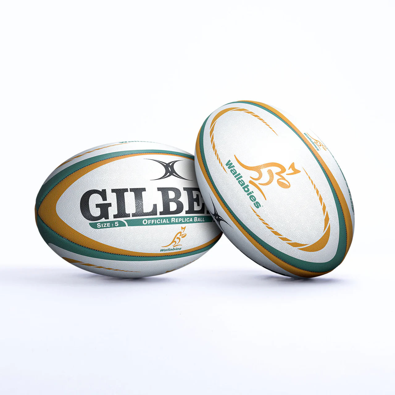 Gilbert Official Replica Australia Rugby Ball Sz 5-Gilbert-Sports Replay - Sports Excellence
