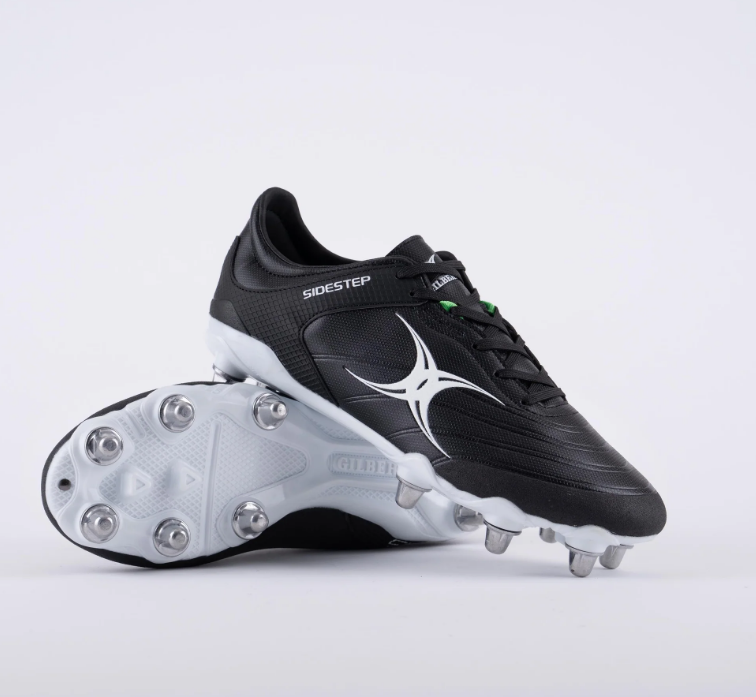 Gilbert Sidestep X15 Lo 8S Rugby Boot Cleats-Gilbert-Sports Replay - Sports Excellence
