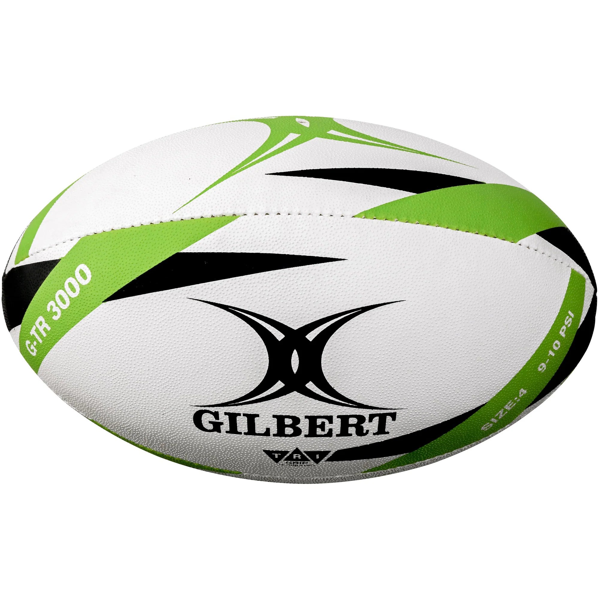 Gilbert Trainer G-Tr3000 Rugby Ball Green Size 4-Gilbert-Sports Replay - Sports Excellence