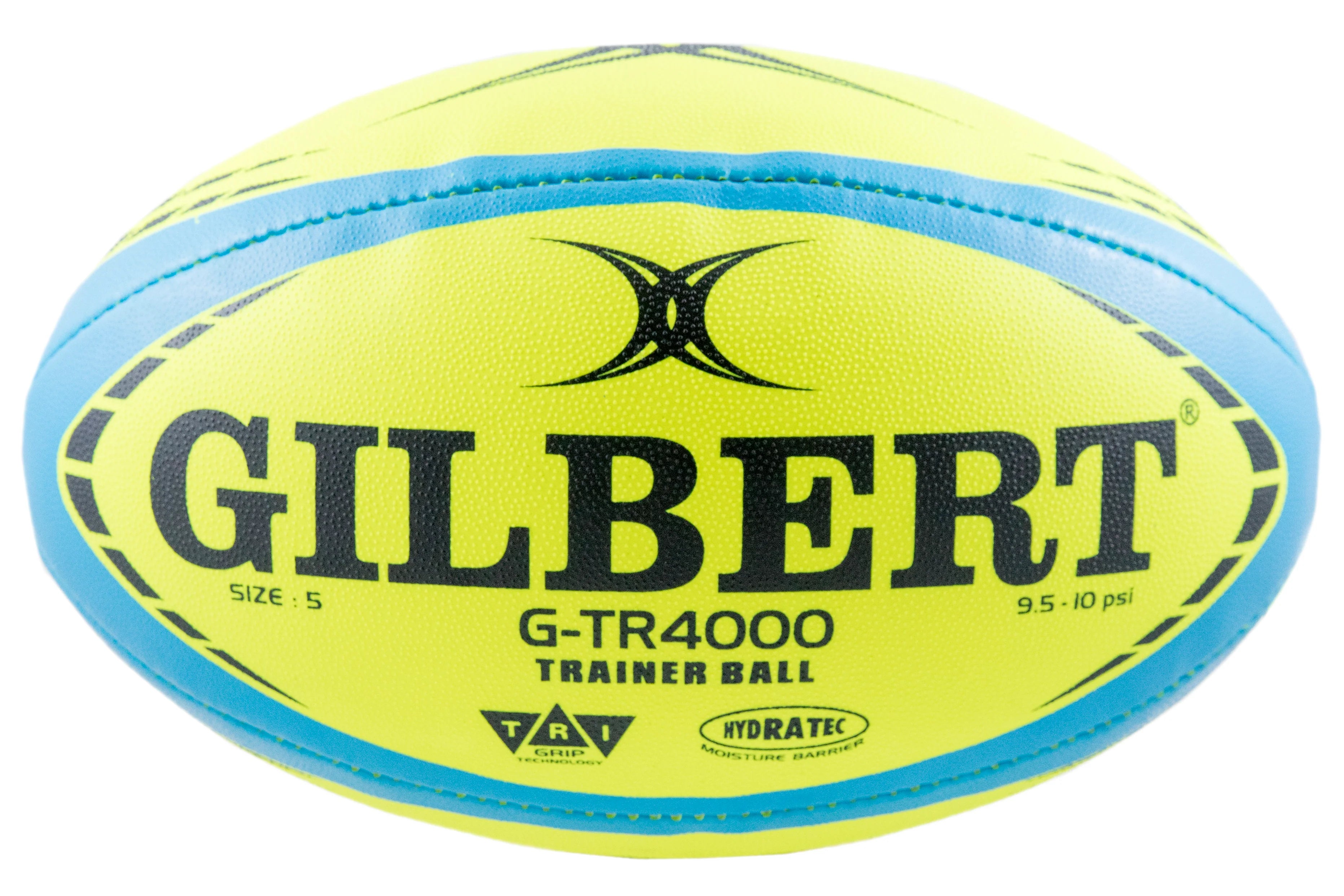Gilbert Trainer G-Tr4000 Rugby Ball Fluoro Sz 5-Gilbert-Sports Replay - Sports Excellence