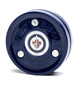 Green Biscuit Nhl Team Training Hockey Puck-Green Biscuit-Sports Replay - Sports Excellence