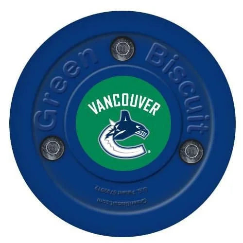 Green Biscuit Nhl Team Training Hockey Puck-Green Biscuit-Sports Replay - Sports Excellence