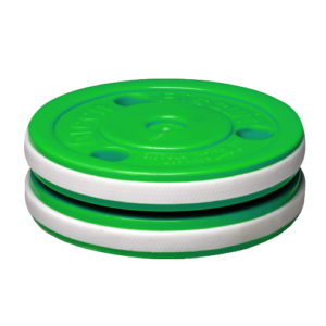 Green Biscuit Pro 4.8 Oz Off Ice Training Puck Green/White-Green Biscuit-Sports Replay - Sports Excellence