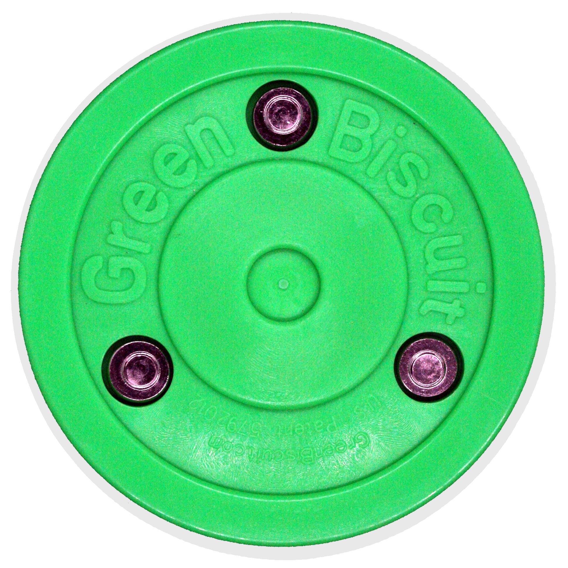 Green Biscuit Pro 4.8 Oz Off Ice Training Puck Green/White-Green Biscuit-Sports Replay - Sports Excellence