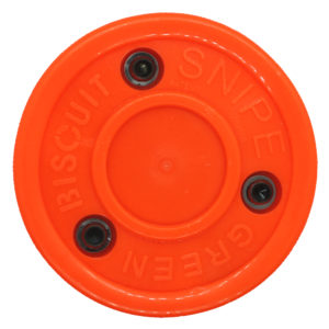 Green Biscuite Snipe Off Ice Training Puck Orange-Sports Replay - Sports Excellence-Sports Replay - Sports Excellence