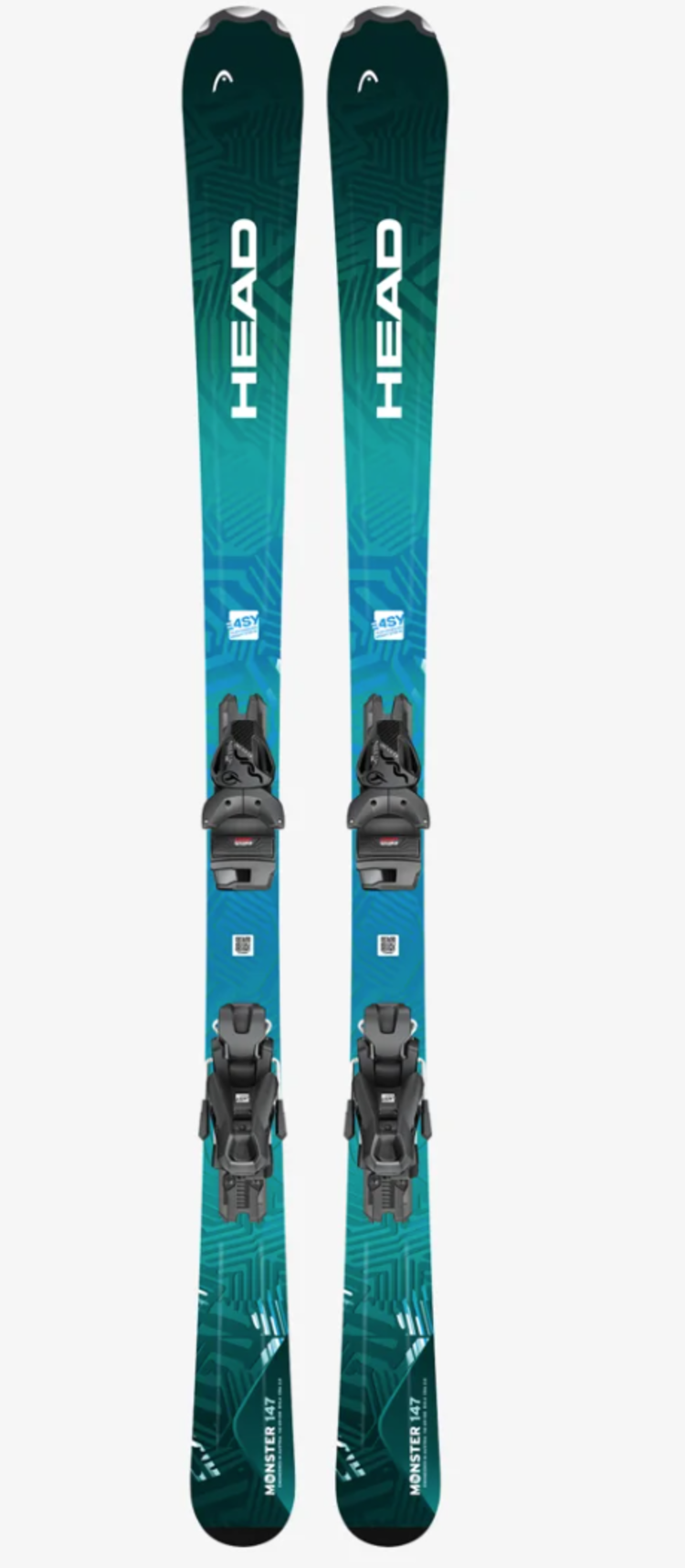 Head Monster Easy + Junior Skis W/ Jrs 4.5 Gw Bindings-Head-Sports Replay - Sports Excellence