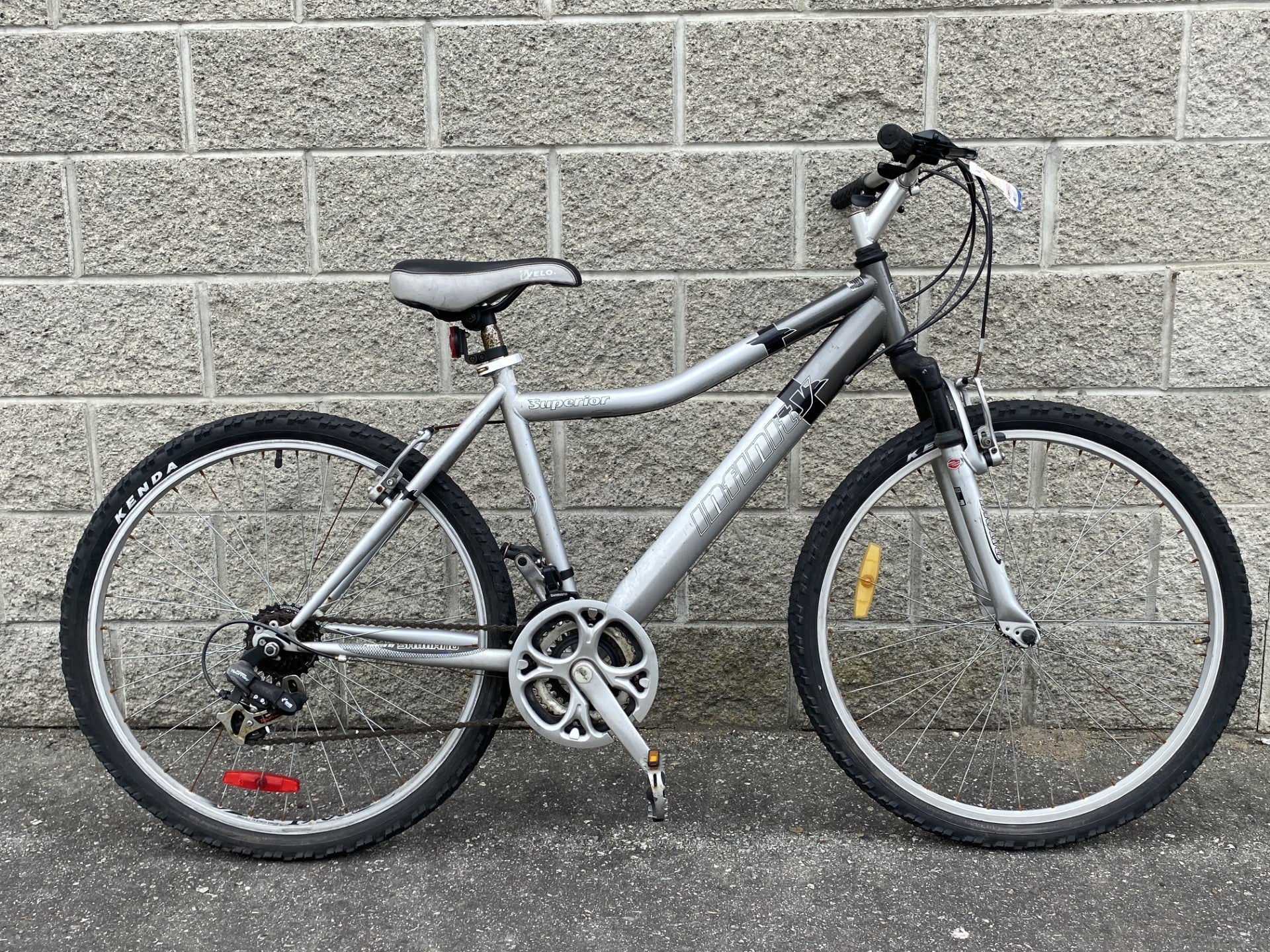 Infinity Superior Mtb Bike 21 Speeds - Silver-Grey-Sports Replay - Sports Excellence-Sports Replay - Sports Excellence