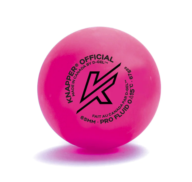 Knapper Ak Pro-Fluid Pink Ball Hockey Ball Cool 0-15 Degree Celsius-Knapper-Sports Replay - Sports Excellence