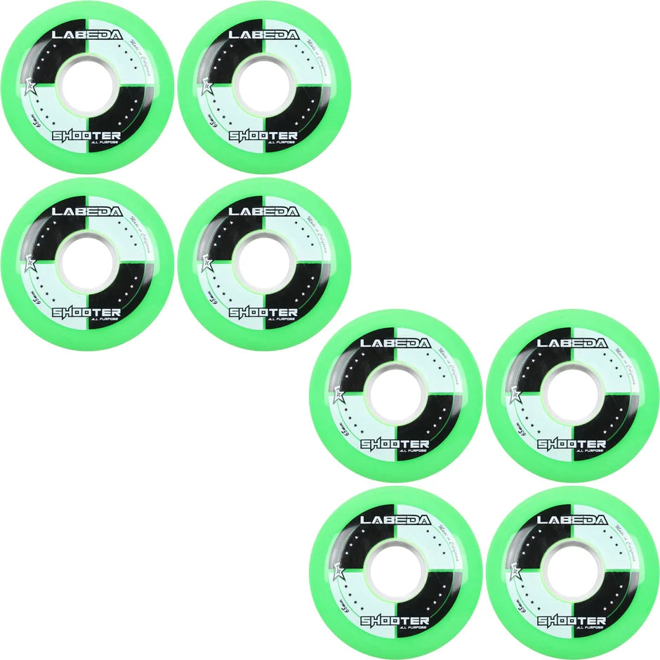 Labeda Indoor Shooter Inline Roller Hockey Wheels (8 Pack)-Labeda-Sports Replay - Sports Excellence